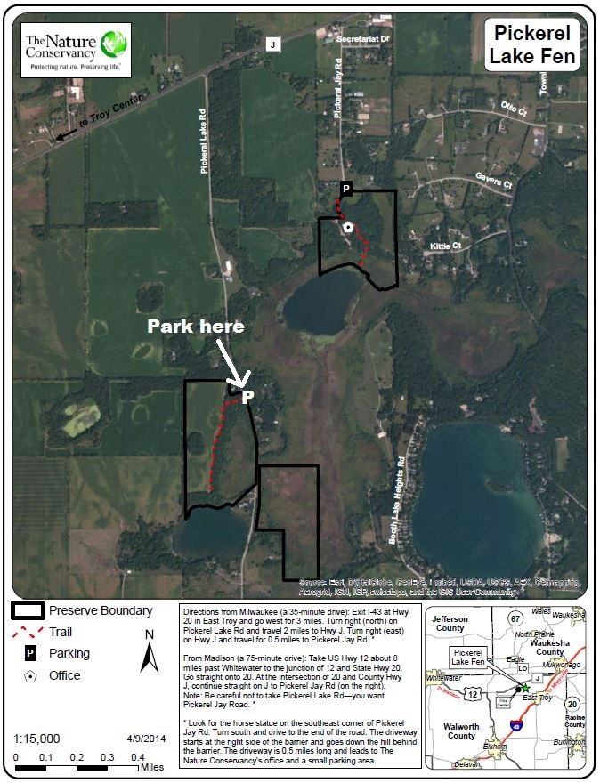 Pickerel Lake Fen Preserve  The Nature Conservancy in WI